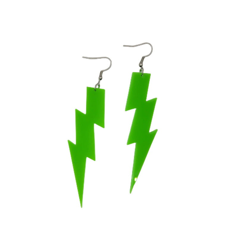 Pentagram Star Lightning Ear Hook Party Decoration Earrings