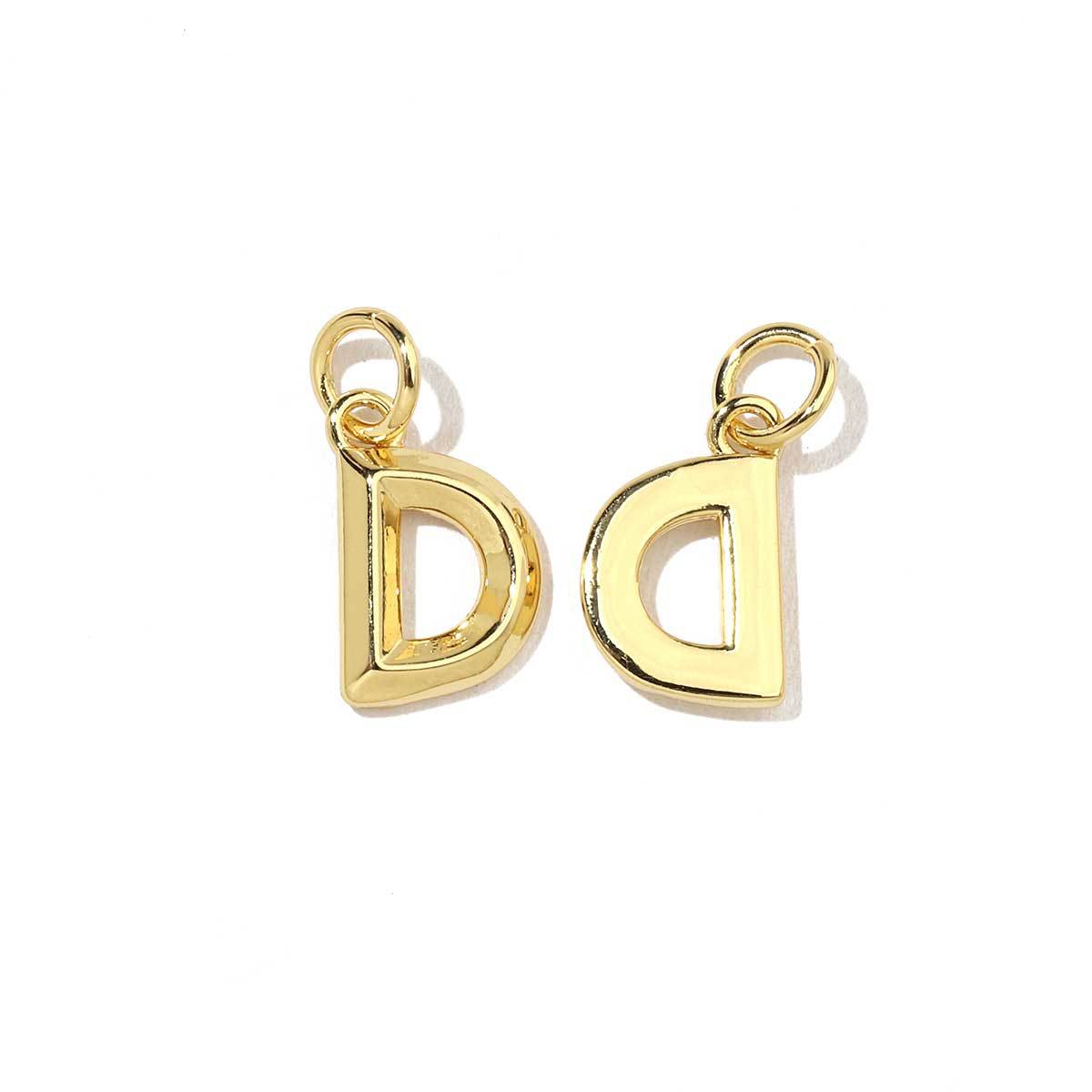 Real Gold Color Retaining English Letter Female Necklaces