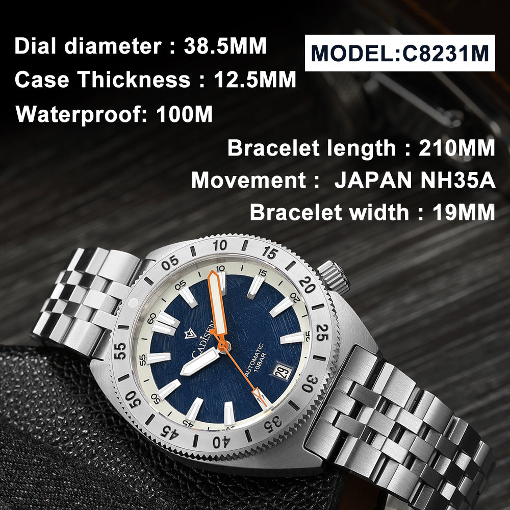 Men's Watch Fashion Business Imported Movement Luminous Mechanical Watches