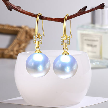 Women's Demon Purple Pink Yellow Black Shell Pearl Imitation White Rings