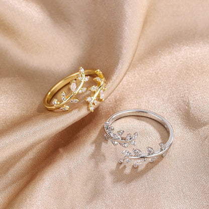 Women's Opening Fashion Temperamental Cold Style Simple Rings