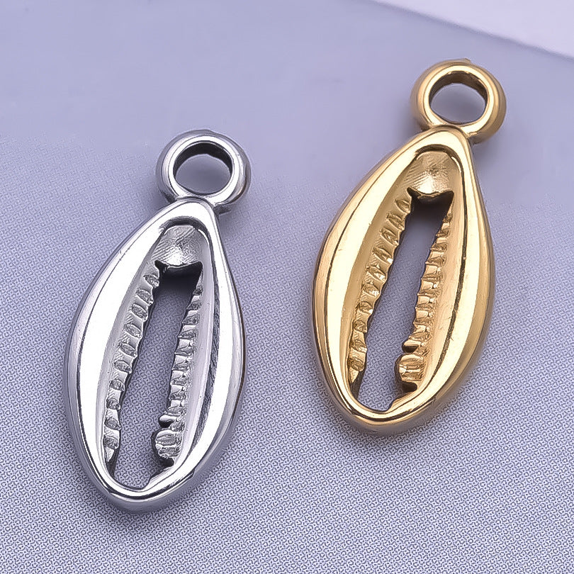 Steel Fashion Irregular Serrated Gold Niche Personality Pendants