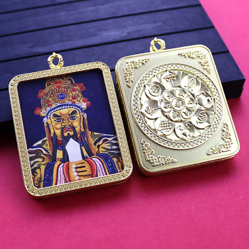 Fifth Master Small Yellow God Wealth Pendants