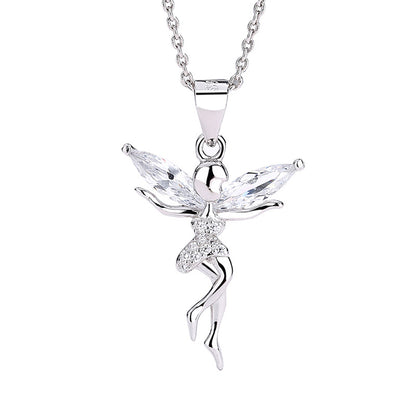 Angel Ornaments Female Light Luxury Minority Necklaces