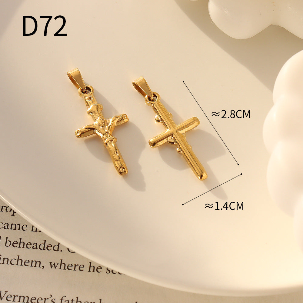 Hot Cross Small Scissors Ornament Parts Pendants