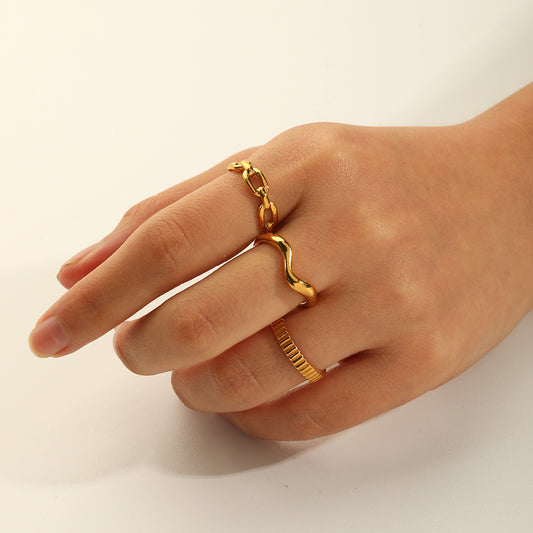 Wind Stainless Steel Adjustable Geometric Furnace Rings