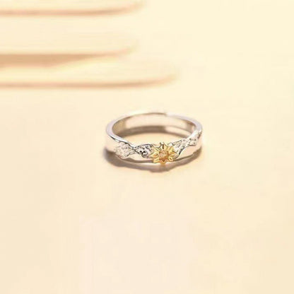 Women's & Men's Sun Moon Couple Design High-grade Open Rings