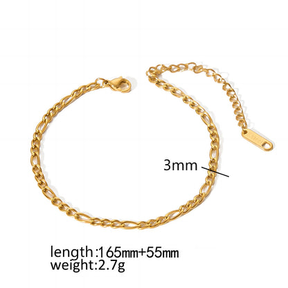 Plating Accessories Stainless Steel Snake Bones Bracelets