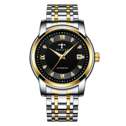 Men's Swiss Automatic Watch Waterproof Luminous Live Mechanical Watches
