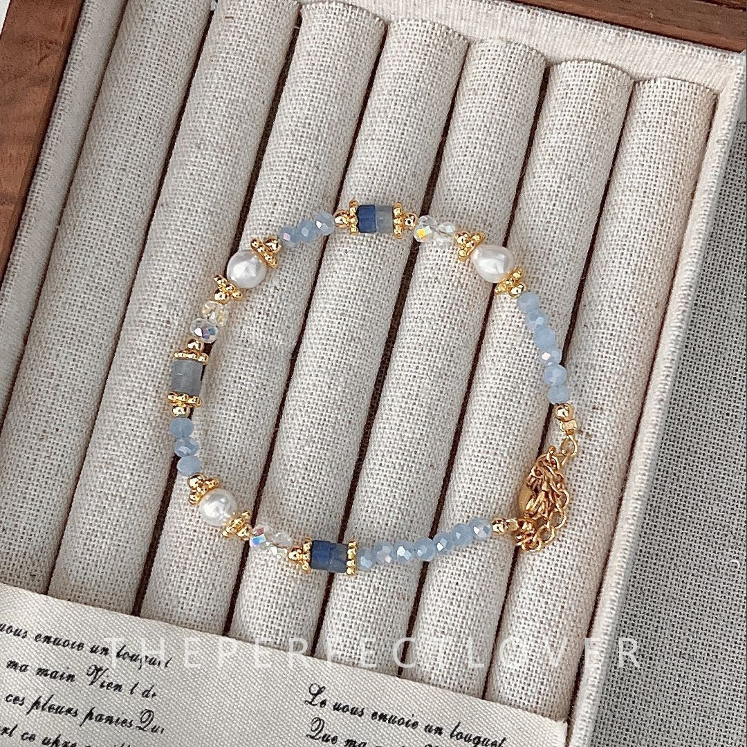 Natural Stone Shell Crystal Pearl Fashion Bracelets