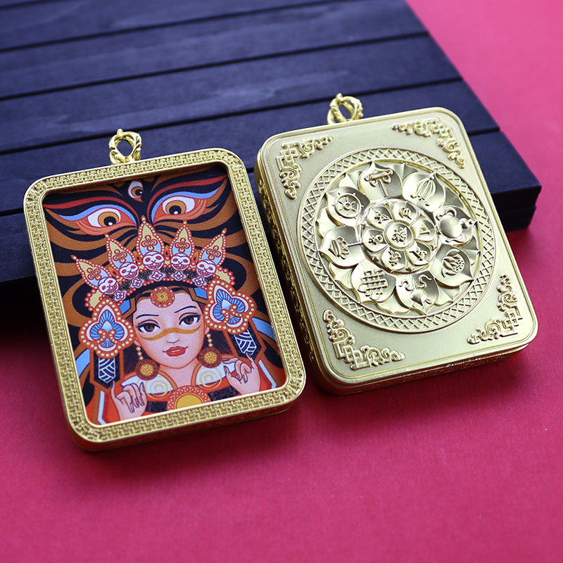 Fifth Master Small Yellow God Wealth Pendants