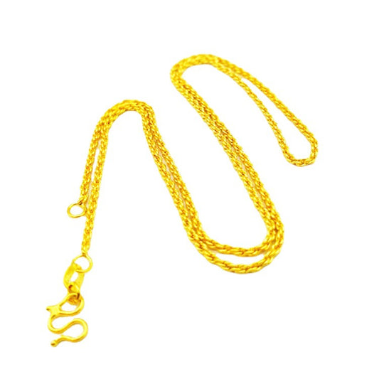 Alluvial Gold Clavicle Chain Fine Small Necklaces