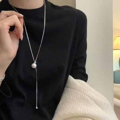 Light Luxury Minority High-grade Y-shaped Simple Necklaces