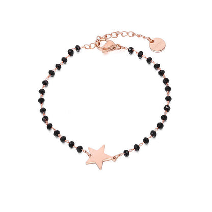 Clover Female Simple Couple Rose Gold Bracelets