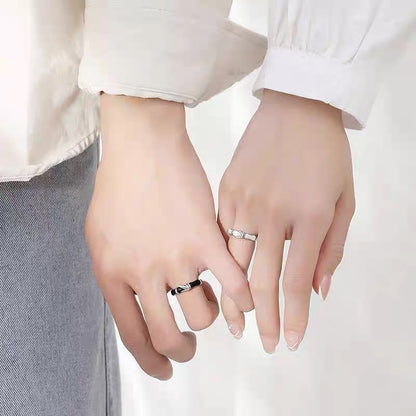 Women's & Men's Bamboo Couple Trend Creative Fashion Epoxy Rings