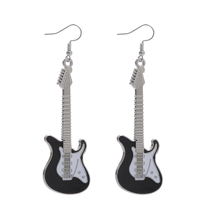 Guitar Vintage Renaissance Music Festival Small Earrings
