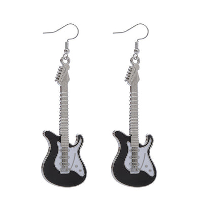 Guitar Vintage Renaissance Music Festival Small Earrings