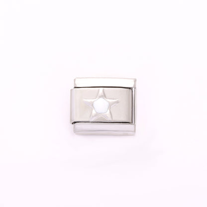 Italy Stainless Steel Module Cute Little Stars Bracelets