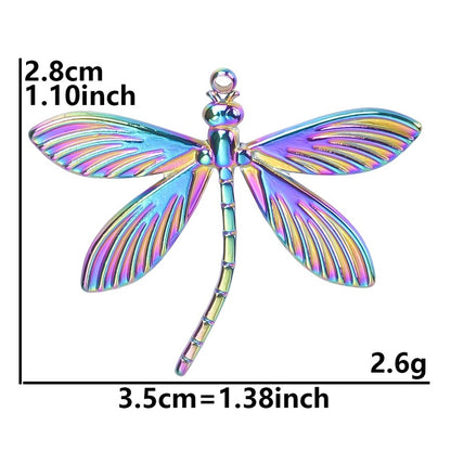 Stainless Steel Dragonfly Ornament Accessories Light Necklaces