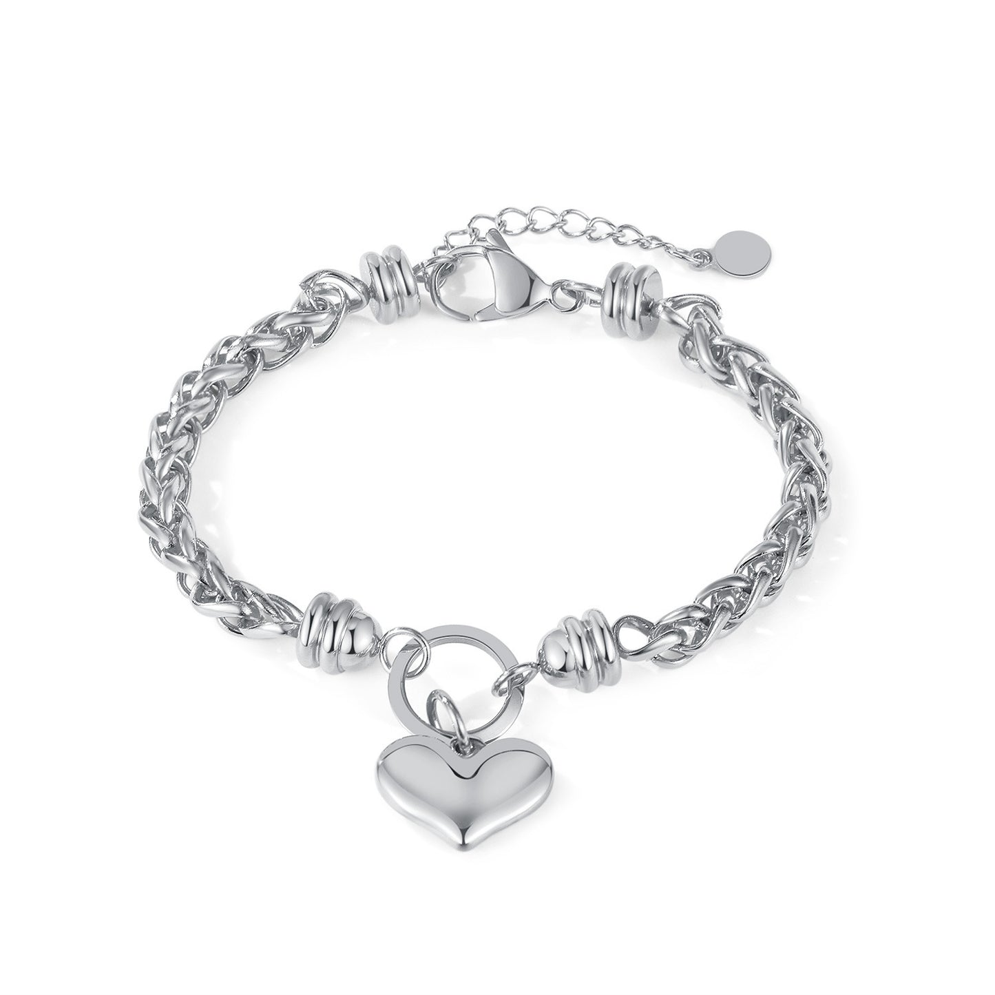 Women's Ornament Fashion Style Love Stainless Steel Jewelry Personality High-grade Bracelets