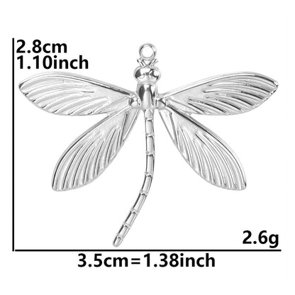 Stainless Steel Dragonfly Ornament Accessories Light Necklaces