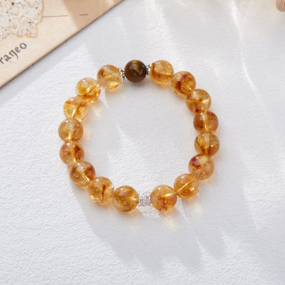 Citrine Yellow Asse Energy Crystal Good Bracelets