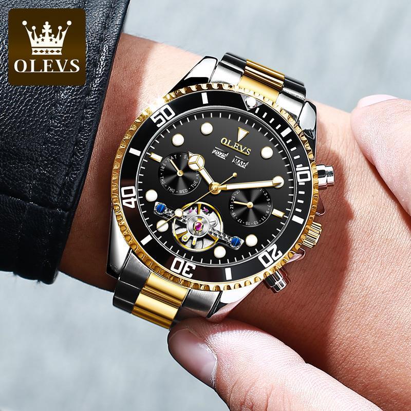 Men's Watch Automatic Multifunctional Water Ghost Mechanical Watches