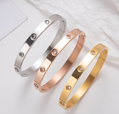 Women's Steel No Fading Summer Niche Design Advanced Simple Versatile Bracelets