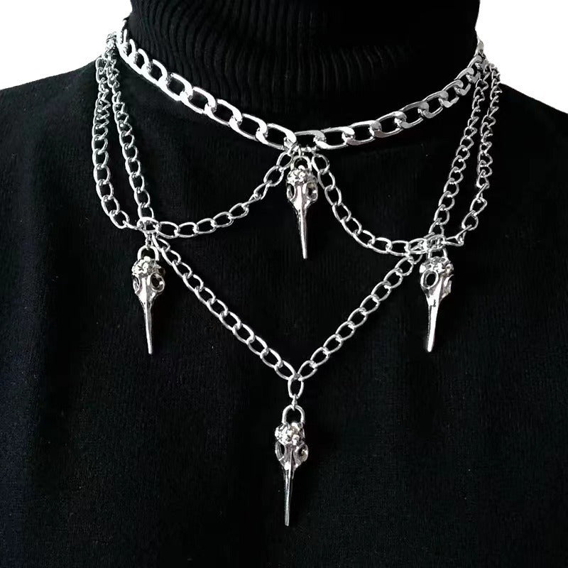 Women's Popular Gothic Cross With Neck Accessories Necklaces