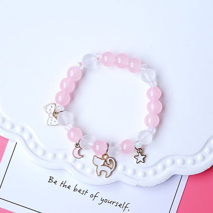 Korean Style Graceful Cute Crystal String Bracelets