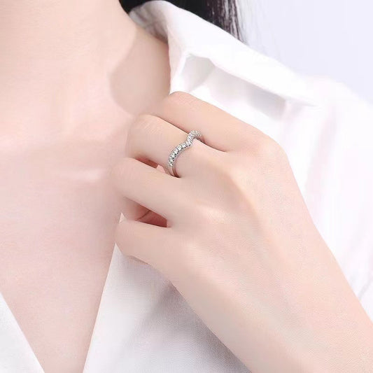 Gang Drill Guard Stackable Twin Crown Rings