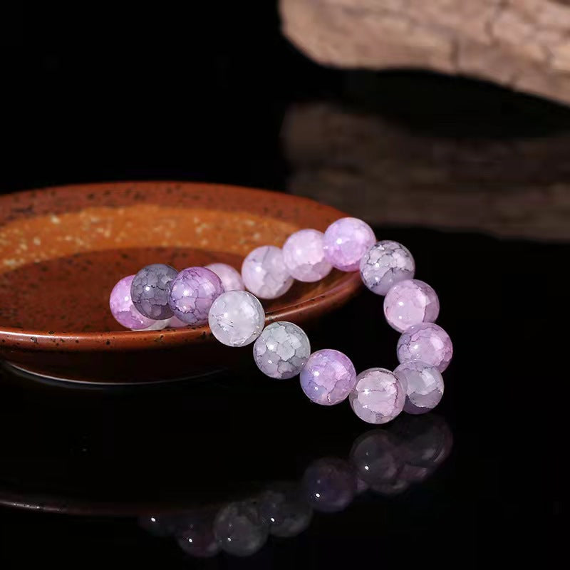 Cracked Cystal Crack Bead Fresh Girlfriends Bracelets