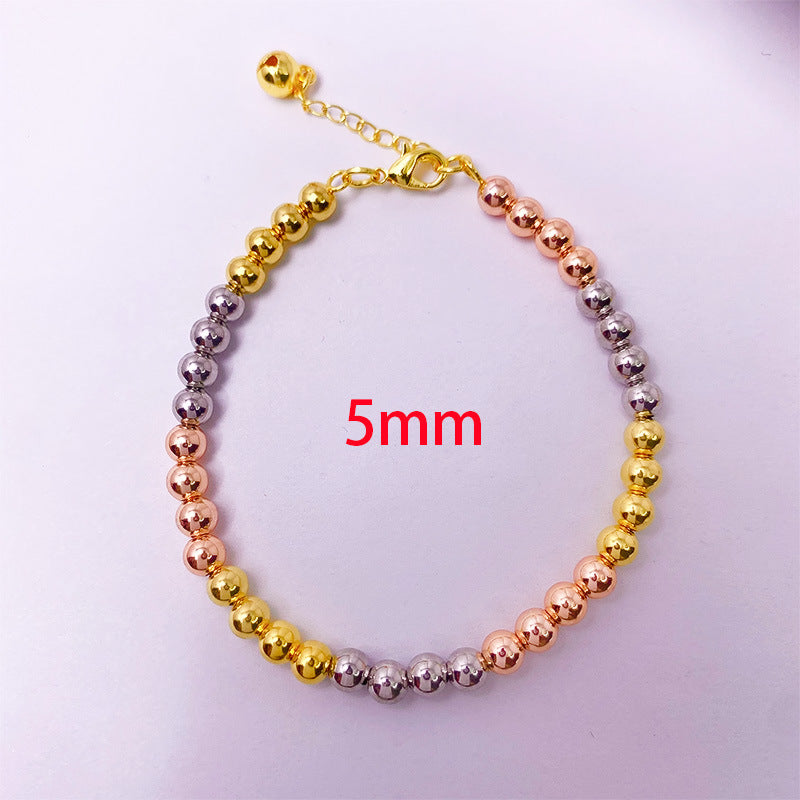 High-grade Mixed Color Lucky Beads Adjustable Fashion Jewelry Bracelets