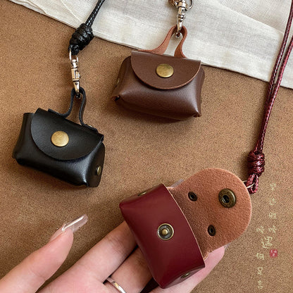 Cute Leather Coin Purse Fashion Commuter Necklaces