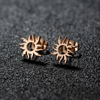 Stainless Steel Football Baseball Rugby Fashion Earrings