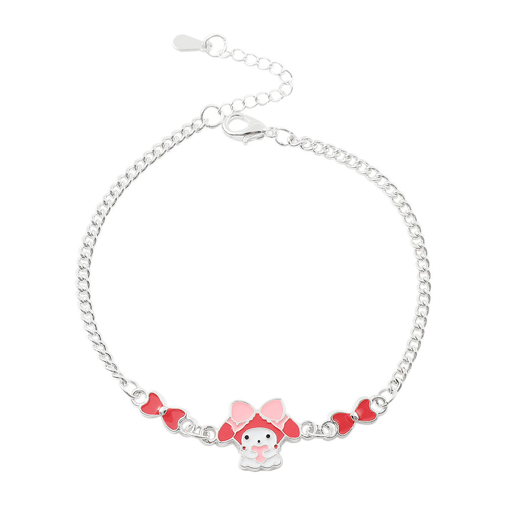 Anime Hello Kitty Clow Beaded Ornament Bracelets