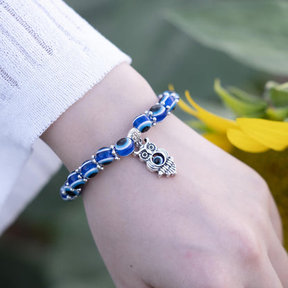 Fashion Butterfly Turtle Blue Eyes Beaded Bracelets