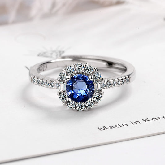 Women's Diamond Live Mouth Design Fashion Temperament Rings