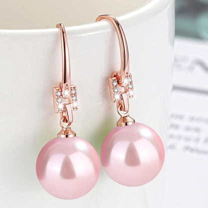 Women's Demon Purple Pink Yellow Black Shell Pearl Imitation White Rings