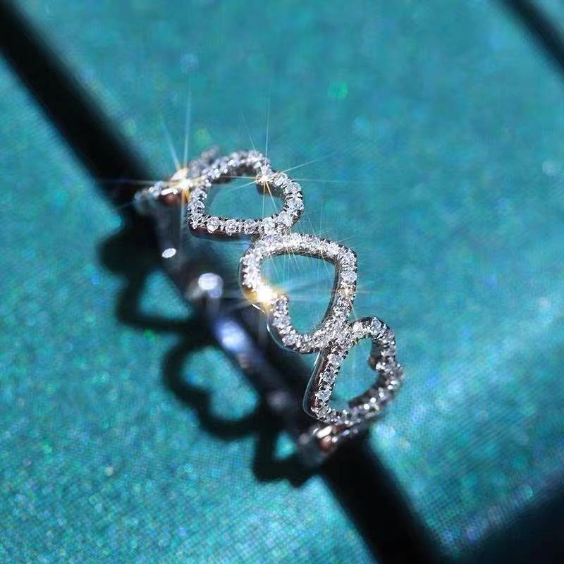 Female Niche Simple Light Luxury Opening Rings