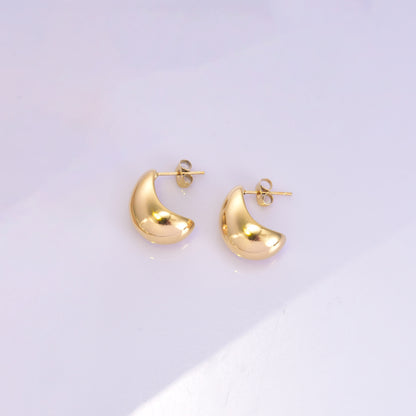 Women's Titanium Steel Ear Retro Simple Fashion Earrings