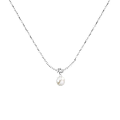 Women's Pearl High Sense Simple Light Luxury Design Clavicle Necklaces