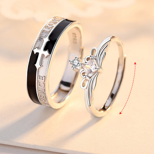 Women's & Men's Of Light Luxury Minority Design High Rings