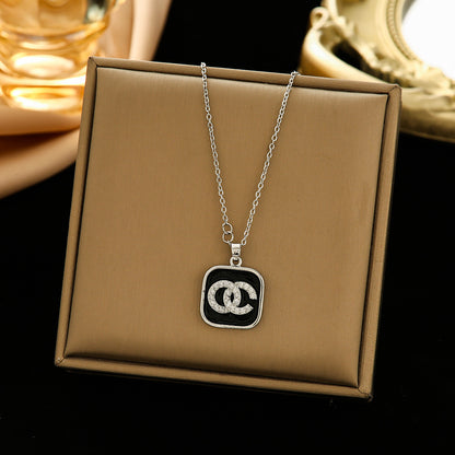 Women's Steel Ornament Design High-grade Light Luxury Necklaces