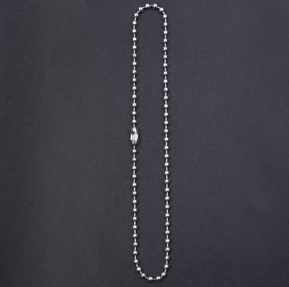 Innovative Durable Bead Chain Clavicle Vacuum Necklaces