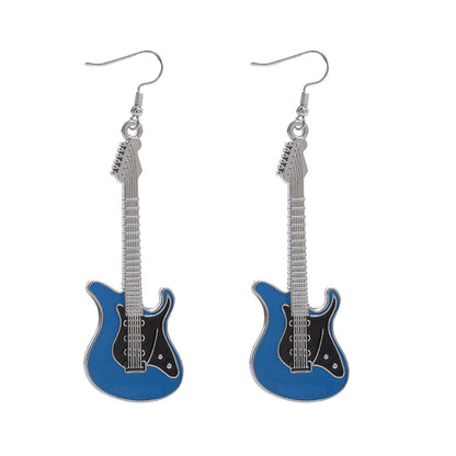 Guitar Vintage Renaissance Music Festival Small Earrings