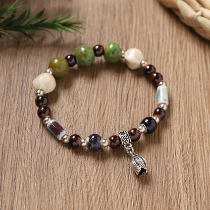 Artistic Chinese Ceramic Female Style Design Bracelets