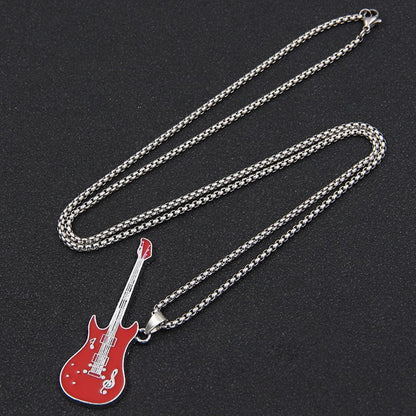 Men's Chain Hip Hop Style Titanium Steel Couple Necklaces