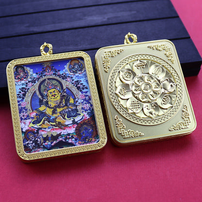 Fifth Master Small Yellow God Wealth Pendants