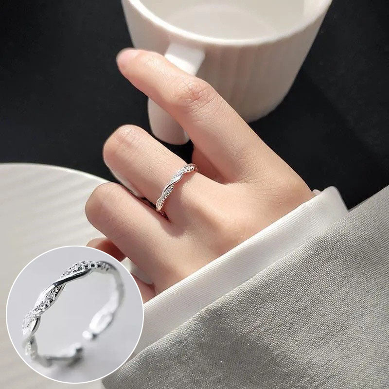 Offer Open Female Retro Fashion Twin Rings